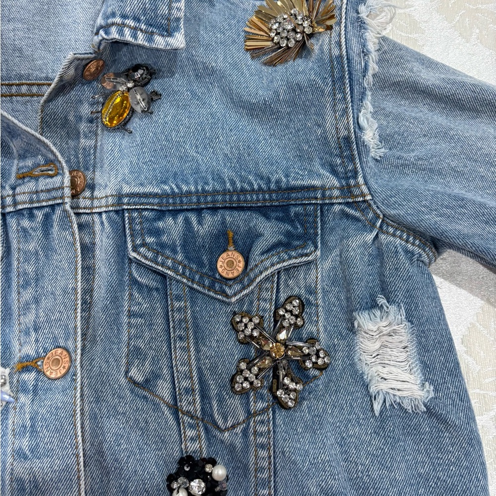 Embellished Denim Jacket from Sunset + Spring - Picture 12 of 12